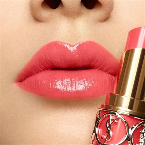 rose afrique ysl|Yves Saint Laurent Rouge Volupte Shine Oil.